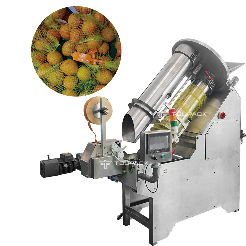 SS316 Automated Packaging System Nylon Mesh Net Bag Packaging Equipment ...