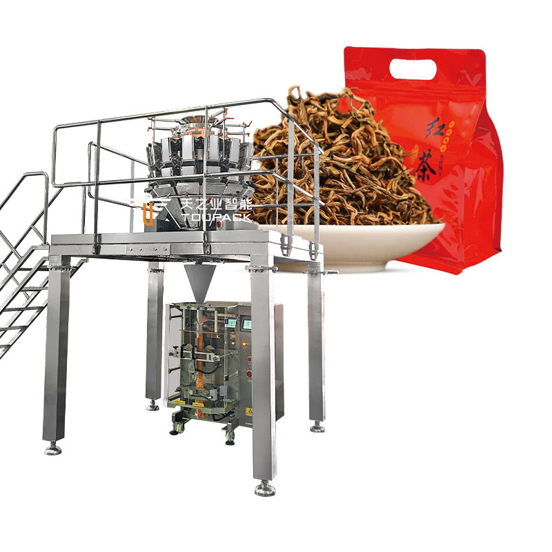 Tea Weighing And Packaging System Green Tea Black Tea Oolong Tea video