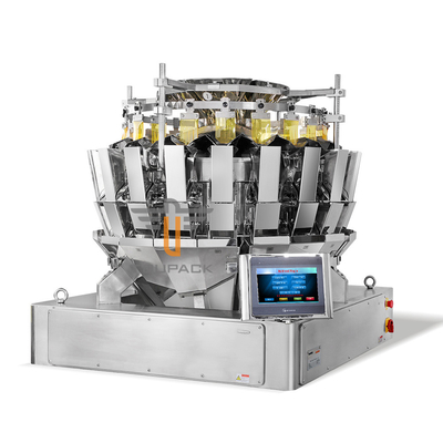 0.5L 0.8L Multihead Weigher Machine For Raisin Pet Puffed Food Cookie