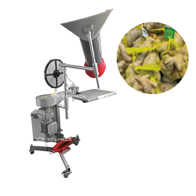 800W Semi Automatic Net Packaging Machine Fruit Bag Ticketing Packing Equipment