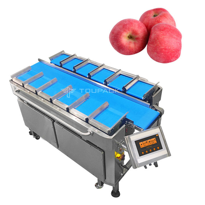 Pear Apple Weighing Fruit Combination Scale 12 Head Hand Loading Weighing Machine