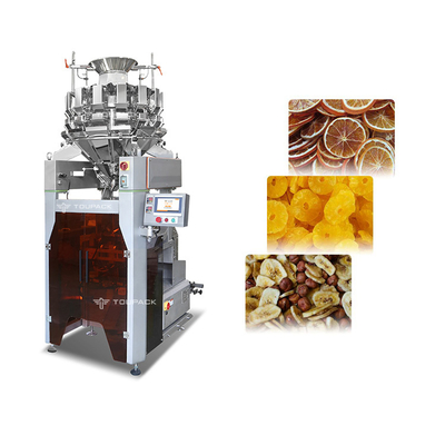 10-14 Hoppers Stainless Steel Granules Multihead Weigher With Touch Screen Display System