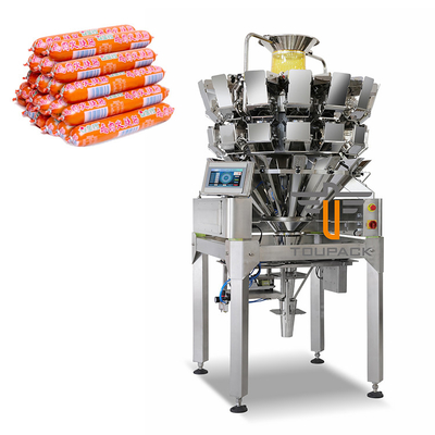 Pneumatic Digital Control Combination Scale Particle Form Fill Seal Long Biscuit Ham Sausage
