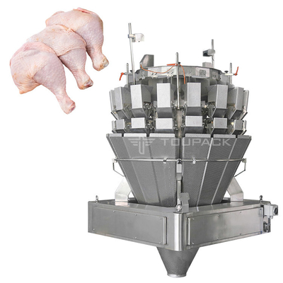 Drumstick Chicken Breast Meat Weighing Packing Machine 500-1000g Vertical