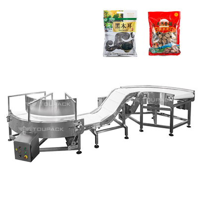 Food Grade Pvc Texture Conveyor Belt Production Line Bags Or Bulk Materials Conveyor Belt System