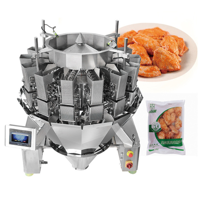 Sticky Material Multihead Weigher Pre-Made Food Packaging Machine Shredded Beetroot Multihead Weigher