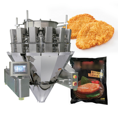 Customization Intelligent Shredded Meat Multihead Weigher Packing Machine Sliced Meat Filling Packaging Machine