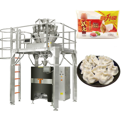 Combined Scales Beef Jerky Weighing Filling Packaging Machinery Tuna Fish 10/14 Heads Weighing Packaging Machine