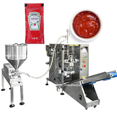 Automatic Three-Sideseal Bags Pillow Bag Honey Sauce Peanut Butter Salad Dressing Ketchup Pack Machine Paste