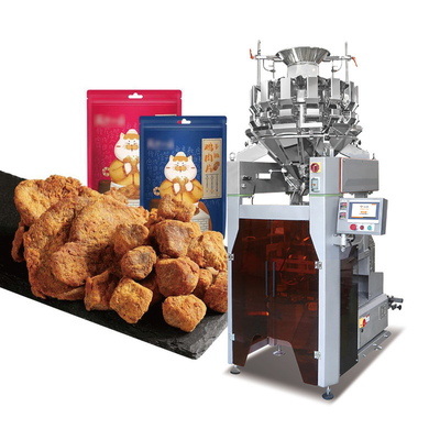 Multi Head Weighing Potato Chips Packaging Machine Nitrogen Peanut Nut Popcorn Sachet Packaging Machine
