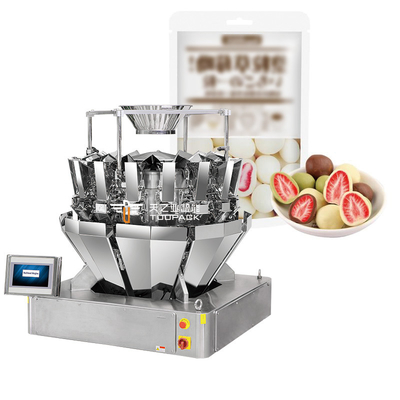 Auto Stand Up Pouch Doypack Weighing Packing Granule Peanut Cashew Nuts Multihead Weigher Filling Machine