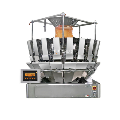 14 Hopper Multihead Weigher Automatic Doypack Packaging Machine Nitrogen Corn Chips Packaging Machine