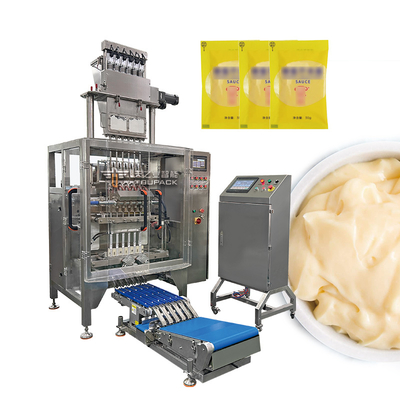 Multi-Lane Liquid Sachet Packaging Machine 2-16 Columns 55 BPM