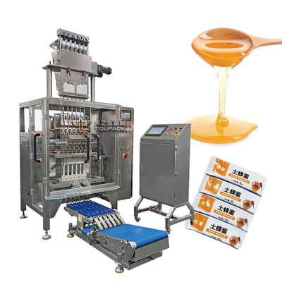 Liquid Sachet Packaging Machine 55bpm 2-16 Lane Multi Packing