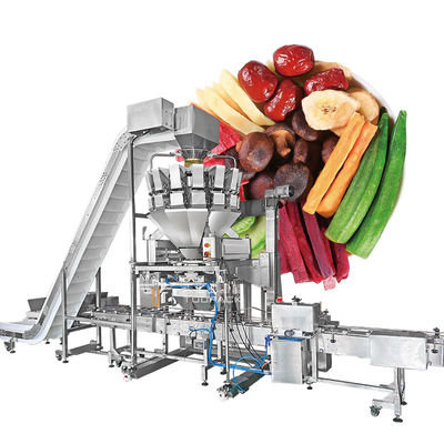 High-Speed Automatic Pouch Salad Packaging Machinery for 14 Head Multihead Weigher Dried Fruit Packing Machine