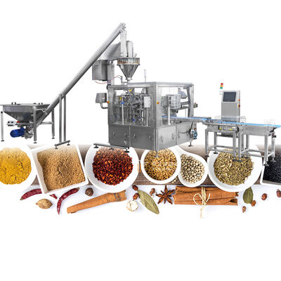 Automatic 50g 100g 200g Pouch Sachets Chilli Pepper Powder Packing Machine Spice Powder Food Powder Packaging Equipment