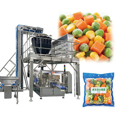 Multihead Weigher Frozen Vegetable Packaging Machine for Food Processing Factories