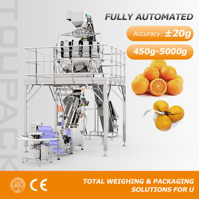 TOUPACK Net Bag Packing Machine From Weighing to Bagging – One Complete Automated Solution