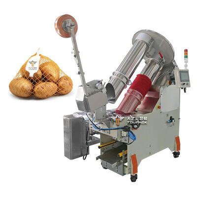 Automatic Net Clipping Machine for Onion Potato Citrus Fruit Mesh Bag Packaging