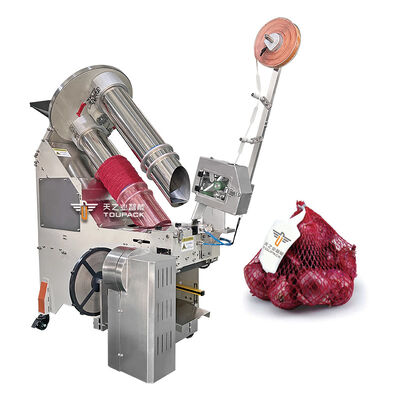 Industrial Mesh Bag Packing Machine for Citrus Fruits and Root Vegetables