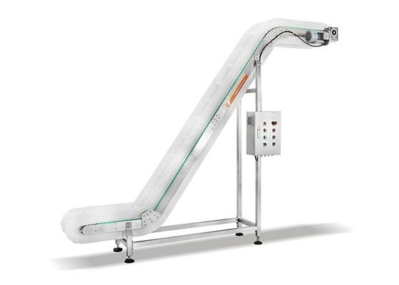 Plastic Belt 304 Stainless Steel Inclined Bucket Elevator Conveyor