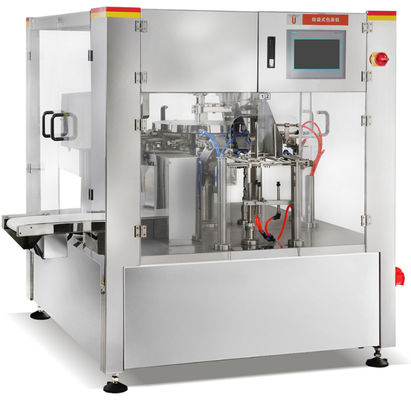 High Speed Mini Doypack Premade Pouch Packing Machine With Zipper Stainless Steel