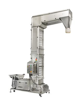 1.8L 3.6L 3.8 L Z Type Bucket Elevator Conveyor Customized Size