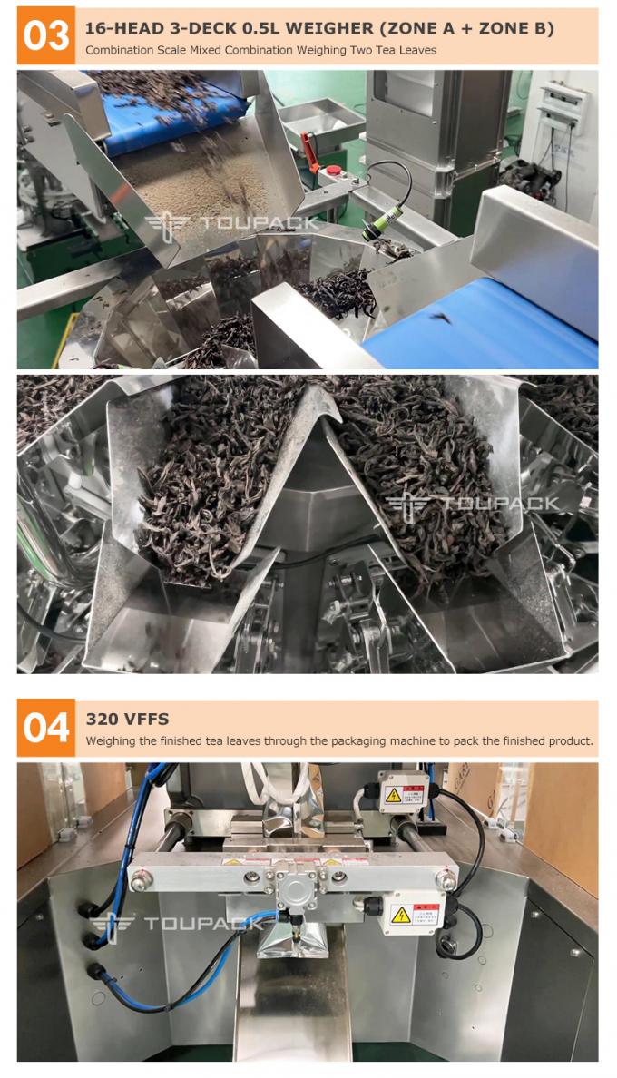 Automatic Multihead Weigher Packaging Machine for Tea & Coffee