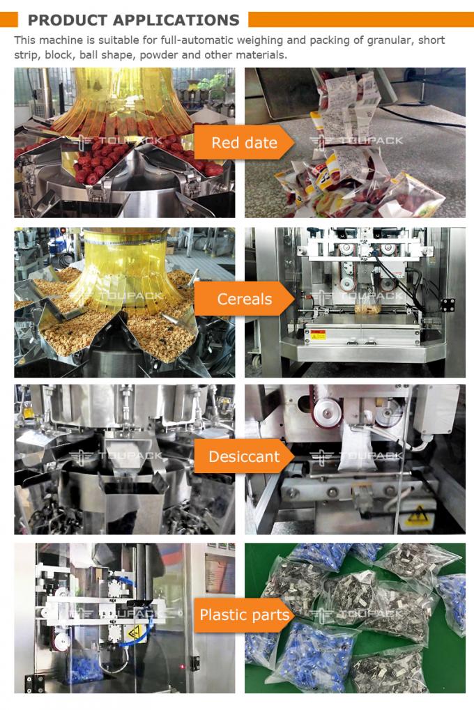 Multi Head Weighing Packaging Machine for Snacks & Nuts