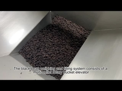 Granular tempeh weighing and canning line