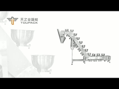 Stainless Steel Inclined Bowl Bucket Conveyor Elevator Bowl Elevator for Packing Machine