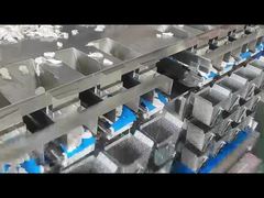 3-layer 8 Head Fresh Food Weigher Shark Fin Pillow Bag Weighing and Packaging Machine