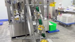 Dried Mango Packaging Made Easy with Semi Automatic Multihead Weigher
