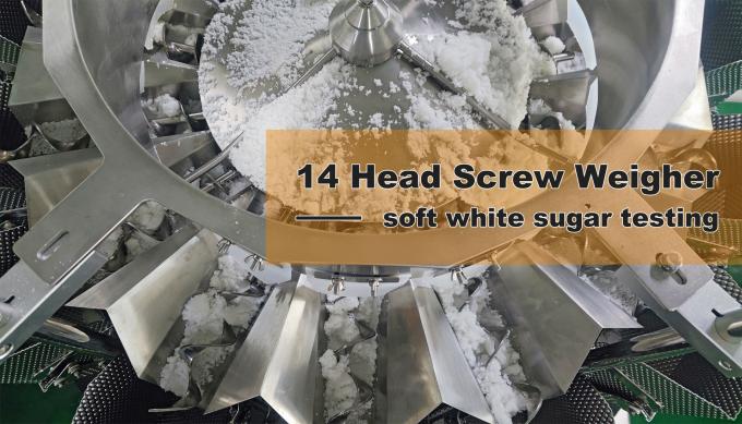 latest company news about 14 Head Screw Weigher——Soft white sugar weighing  1